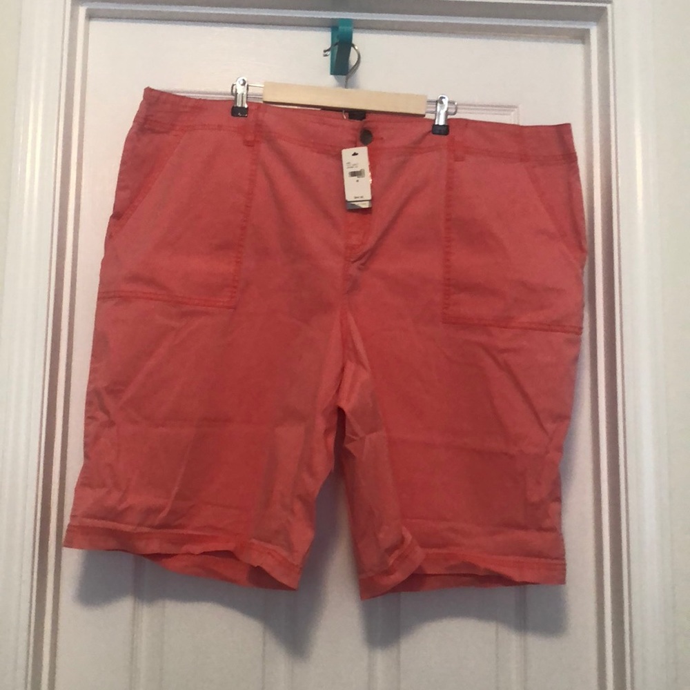 Coral Bermuda Shorts